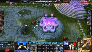 2014世界大賽 新加坡站 小組賽 C\u0026D D3G1 FNC VS OMG 刺激的會戰 + Ending