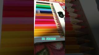 Dom's 24shades colour pencil✏️ Unboxing #colourpencil #doms #art #drawing