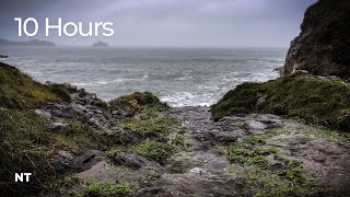 Relaxing Stream & Stormy Ocean | Rain, Waves & Flowing Water Sounds for Sleeping: White Noise Baby