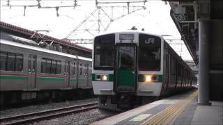 719系　磐越西線　快速会津若松行き　郡山駅　2017.04.14