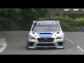 subaru wrx tt attack car smashes isle of man tt car lap record