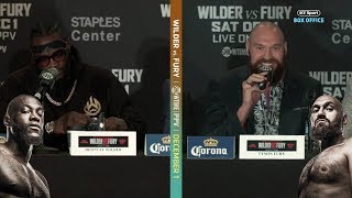 Full Deontay Wilder v Tyson Fury chaotic final press conference | Warning: contains bad language