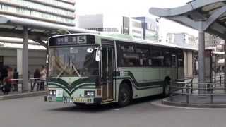 京都市バス・6086　日野ブルーリボン（U-HU2MLAA）　2012/12/23