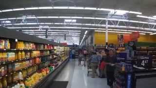 Shopping Inside WalMart on Colonial in Fort Myers, Florida