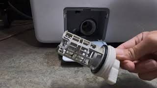 Samsung Washer 5E 5C SE Error Code Drain Pump Filter No Drain Fix Not Draining Fix Smell Fix