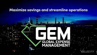 Global Expense Management (GEM) - Velocity's Cutting-Edge Telecom Expense Management (TEM) solution