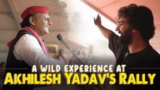 Chaos and Madness at Akhilesh Yadav’s Rally in Azamgarh | Samdish Bhatia