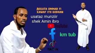 Akkata xawaaf fi umra itti godhan (ustaz munziir shek Amin ibro)