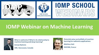 IOMP Webinar on Machine Learning