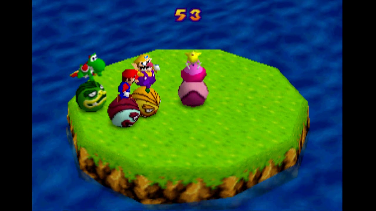 Mario Party (N64) - Bumper Balls (Minigame) - YouTube