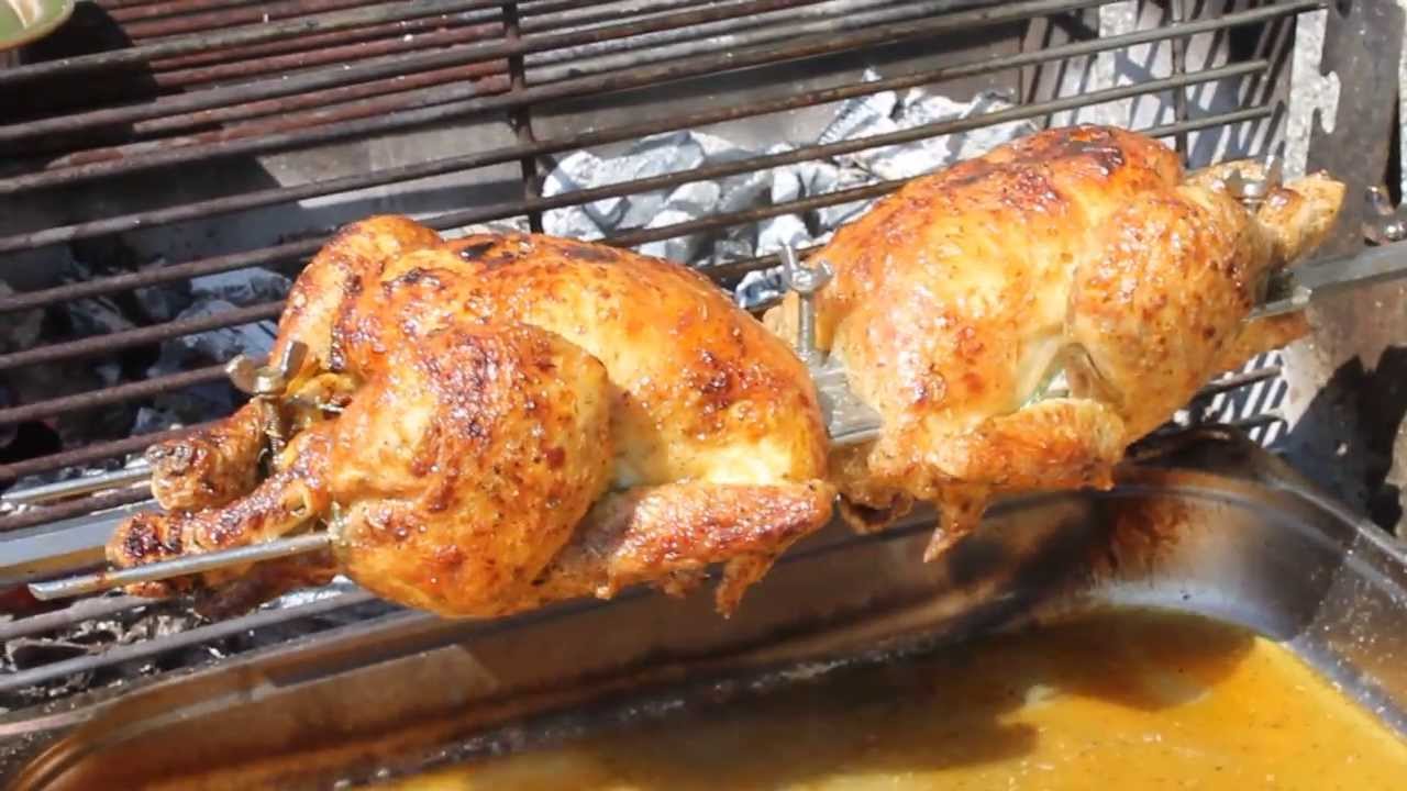 Cuisson Poulet Bbq - YouTube