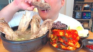 왕 갈비탕 5인분 에 매운알타리 먹방 입니다. MUKBANG