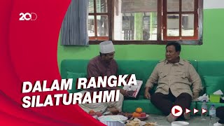 Pakai Helikopter, Prabowo Sambangi Ulama di Jatim