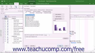 Project 2016 Tutorial Using Visual Reports Microsoft Training
