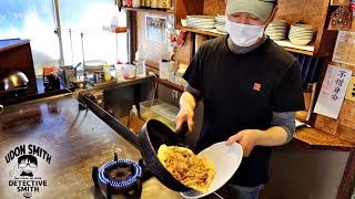 Delicious hormone udon omelet! Delicious rice that is very popular with women in Japan