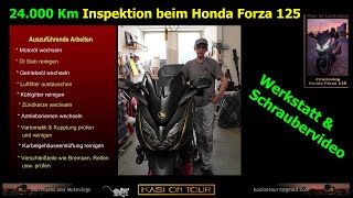 24 000 Km Wartung selber machen - Honda Forza 125