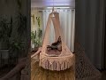 new macrame swing hammock chair😍😘 macrame macramemakers viral diy @theswingworld_ macrameswing