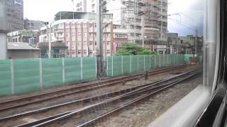 20130606@1244次[新竹発基隆行](EMU700型電聯車)區間車列車~窗景/走行音~鶯歌→樹林 Part2