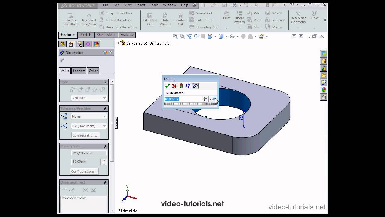 How To Work With Configurations #2 SOLIDWORKS Tutorials (Configurations ...