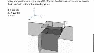 08.4-2 Generalized Hooke's law - EXAMPLE