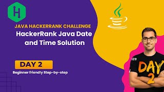 HackerRank Java Date and Time Solution | findDay() with Calendar Class (Day 2 Tutorial)
