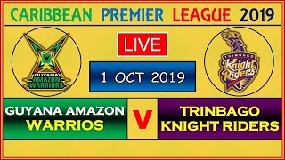 CPL Live Trinbago Knight Riders vs Guyana Amazon Warriors | GAW vs TKR Live 27th Match CPL LIVE