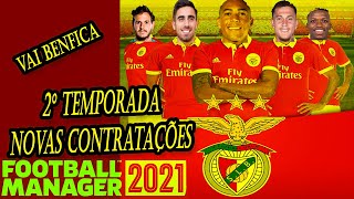 FOOTBALL MANAGER 2021. Save com BENFICA 2° TEMPORADA.