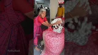 Silk Cocoon Market Hyd | రైతు బడి #shorts