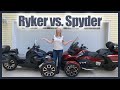 Ryker vs Spyder: What to Consider When Deciding Which Can-Am to Purchase?