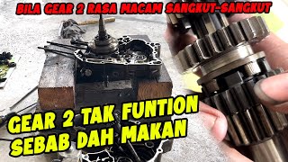 GEARBOX GEAR 2 PECAH Part2 | Honda Dash110 V1