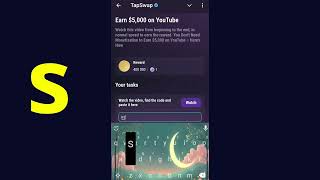 Earn $5,000 on YouTube | Tapswap Code