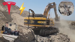 KATTA BIZNES ELEKTOR EXCAVATOR TOSHDAN PUL QILISH (мытый песок, щебенка) ISHLAB CHIQARISH