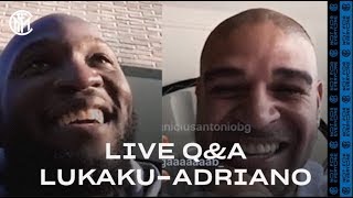 LUKAKU + ADRIANO | LIVE Q&A | INTER INSTAGRAM CHAT [SUB ENG] 🖤💙🔙🇧🇪🇧🇷