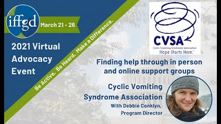 IFFGD 2021 Advocacy Event: Cyclic Vomiting Syndrome Association, Debbie Conkyln