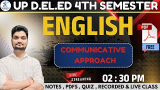 UP Deled 4th Semester English / up deled 4th Sem English class  / English by Anurag sir