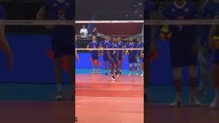 Warm Up Spike | France | Volleyball Nations League | Antoine Brizard | #volleyball #9x9 #shorts