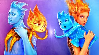 Ember and Wade from Elemental Have Children! Fire vs Water Parenting Hacks!