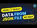 Fetch Individual Records from JSON File (No MAP) | JSON Data in React JS Tutorial