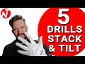 5 DRILLS FOR STACK & TILT | Golf Tips | Lesson 136