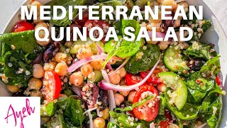 Mediterranean Quinoa Salad - Cooking With Ayeh