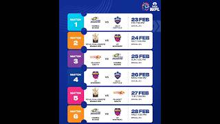 Women's IPL 2024|Final Schedule|WPL 2024 Schedule|WPL 2024