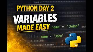 👉 Learn Python Fast 🚀 Day 2 — Variables Made Easy