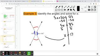 Lesson 8.4 Solve Problems Using Angle Relations