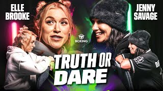 WHAT DID SHE SAY?! | Elle Brooke Jenny Savage Truth or Dare | Misfits Boxing