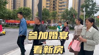 和公婆去城里搂席，看到别人婚礼很羡慕，公婆表示要给我补办一个