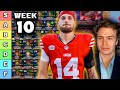 Top 39 Wide Receiver Rankings & Tiers (Week 10)