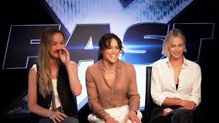 Fast X - itw Michelle Rodiriguez, Brie Larson and Charlize Theron (Camera A) (Official video)