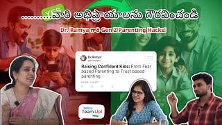 Raising Confident Kids: Gen-Z Parenting Hacks with Dr. Ramya | Chat with TeamUp! Part 1 Episode 4