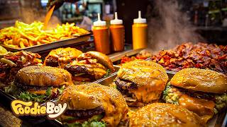 Its Crazy! American Food Collection | Burger, Donuts, BBQ, Sandwich