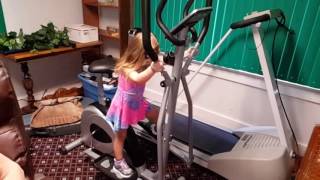 Aidynn working out